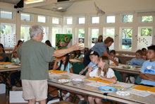 From left, IRWD Board members John Withers, Mary Aileen Matheis and Peer Swan; Marsh Education Project Director Trude Hurd; IRWD Interim General Manager Paul Cook; Carolyn Nobel, Education Chairman; Bruce Aird, Sea and Sage President; IRWD Board President Steve LaMar and IRWD Board Member Doug Reinhart. 